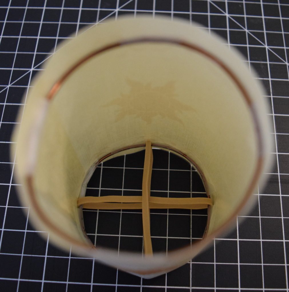 mini Tangled lantern view from bottom